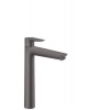 HansGrohe Talis E - Umývadlová batéria s výpusťou, kefovaný čierny chróm 71716340