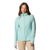 Columbia Women's Sweet As Hooded Long Sleeve Softshell Jacket Spray 8 (XS)