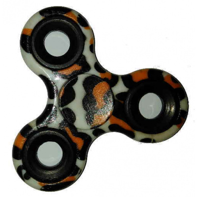 Fidget Spinner oranžovo-čierný