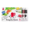 ICO Ježko: Tuba temperové farby - 6 ks, 6 x 16 ml