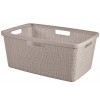 Koš na čisté prádlo Jute taupe 46L