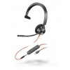 Poly náhlavní souprava Blackwire 3315 MS, 3,5 mm jack + USB-C/A adaptér, mono 8X218AA HP