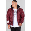 ALPHA INDUSTRIES Bunda MA-1 ZHP - burgundy (118101/184) Veľkosť: S/Regular