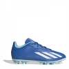 adidas X Crazyfast Club Junior Flexible Firm Ground Football Boots Blue/White 5 (38)
