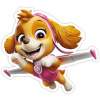 Nickelodeon Nástenná dekorácia Paw Patrol - Skye v akcii