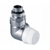 Honeywell V2082LSL15 Thera Design termostatický ventil, chrom, úhlový vlevo, 1/2