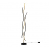 Trio LED stojací lampa Blaze mosaz 441210308