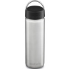 KLEAN KANTEEN Wide w/Wide Loop Cap - brushed stainless 800 ml