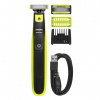 Philips Norelco OneBlade QP2824/20 pánsky holiaci strojček Planžetový holiaci strojček Zastrihávač Šedá, Limetka (QP2824/20)