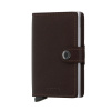 Kožená peňaženka SECRID Miniwallet Original Dark Brown tmavohnedá