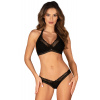 Komplet Obsessive Medilla 2-pcs set Farba: Čierna, Veľkosť: XL/2XL