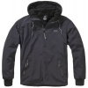 Brandit Luke Windbreaker bunda, čierna - 5XL