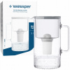 Filtračná kanvica Wessper D2 Borosilicate 3,3 l strieborná/sivá