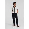 NOHAVICE KARL LAGERFELD TAILORED RELAXED PANTS BLACK IRIS