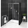 GELCO SIGMA SIMPLY 130cm dvere do niky alebo do kombinácie / sprchový kút rohový, profil chróm, sklo číre, GS1113