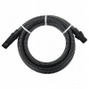 Sacia hadica s konektormi z PVC, 4 m, 22 mm, čierna