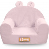 Flumi Detská sedačka s ušami ružová