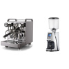 Rocket Espresso Mozzafiato FAST V + Eureka Atom Specialty 75, chrome