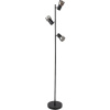 Rabalux Hatice stojaca lampa 3x15 W čierna-dymová 74279