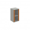 Hobis Policová skriňa Strong P, 40x76,8x40 cm, čerešňa/sivá