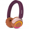 Philips TAK4200MP/00 slúchadlo / náhlavná súprava Slúchadlá s mikrofónom Bezdrôtový Pres hlavu Hovor / hudba Bluetooth Oranžová, Purpurová, Ruže (TAK4200MP/00)