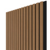 WALL CONCEPT akustický panel Dub zimný, čierny filc + MDF, 2750x604x21 mm, 1,66 m2