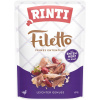 Rinti Filetto vrecúško pre psa kačica a kačacie srdce v želé 100 g
