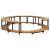 DEOKORK Set nábytku k mobilnej vírivke kruhovej (masívne tropické drevo z akácie)