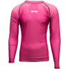 TOP TEN MMA Rash Guard “Power Ink” - red, size S Size: L, Color: Pink