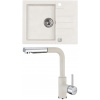 Set Alveus (dřez Rock 30 White 11 + baterie Siros White 11) SETA22228