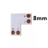 Rohová spojka pro LED pásky SMD3528 8mm