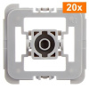 Homematic IP Adaptér Gira 55, set 20ks - EQ3-ADA-G55-20 EQ3-ADA-G55-20
