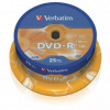 Verbatim DVD-R Matt Silver bez možnosti potisku 43522 4.7GB 16x cake box 25-pack