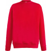 Fruit of the Loom F.O.L. | Lightweight Set-In Sweat Pánska mikina_16.2156 Farba: red, Veľkosť: L