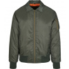 Build Your Brand Pánska bunda - bomber BY157 Dark Olive 3XL