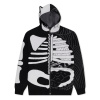 RIPNDIP - Mikina Skelly Nerm Knit Black/White Veľkosť: M