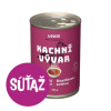 LOUIE konzerva pre psov - kačací vývar 400 g
