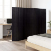 vidaXL Paraván čierny 165x250 cm bambus - Čierna - 41869-183378