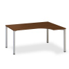 Interiér Říčany Ergonomický stôl ProOffice B 180 x 120/80 cm, pravý, orech