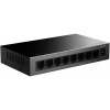 STRONG switch SW8000M/ 8x port Gigabit RJ45/ 10/100/1000 Mb/s/ 16 Gb/s/ 802.3i/u/ab/x/az/ kovové šasi/ čierny