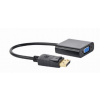 Gembird adaptér DisplayPort - VGA, M/F, black A-DPM-VGAF-02