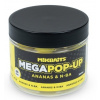 Plávajúce Boilies Mikbaits Mega Fluo Pop-Up 25 mm 300ml Ananas N-BA