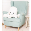 Majlo Toys Plyšová chobotnica Monty 80 cm - biela