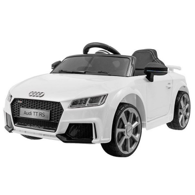 Joko Elektrické autíčko Audi TT RS , 12V, 2,4 GHz dialkové ovládanie, biele PA0184 BI