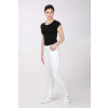 Dámske zdravotnícke slim nohavice s elastanom M-100X, biela, 36 (Zdravotnícke oblečenie)