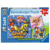 Ravensburger 093694 Tlapková Patrola Chlupatí hrdinové 3 x 49 dielov
