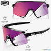 100% S3 Gloss Black Purple Mirror Photochromic Lens