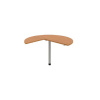 OFFICE PRO s.r.o. HOBIS prídavný stôl jednací pravý - FP 22 P N, jelša