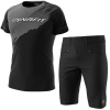 Komplet DYNAFIT Alpine Shirt M Black + Transalper DST Shorts M Black Out