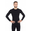 BRUBRECK MERINO WOOL BLACK XXL s dlhým rukávom (Brubeck aktívna vlna- veľkosť xxl)